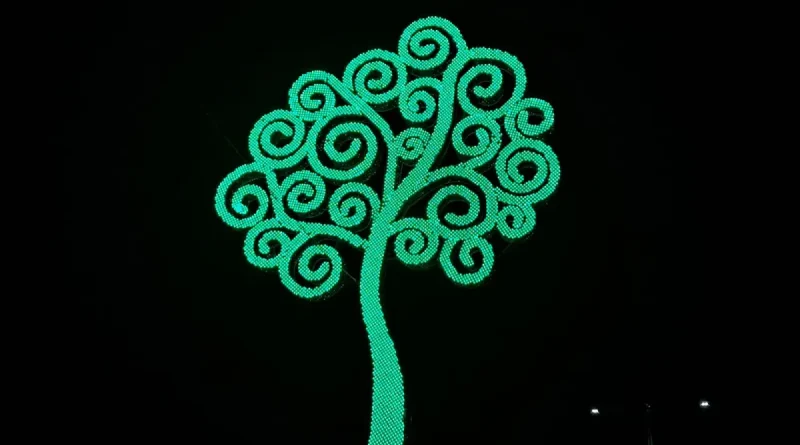 arbol de la vida tipitapa, chilamatillo, gobierno sandinista, obras publicas nicaragua, infraestructura tipitapa, iluminacion publica, progreso nicaragua,