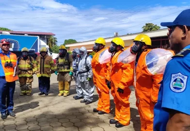 bomberos unidos, Nicaragua, sustancias peligrosas, bomberos de Nicaragua,