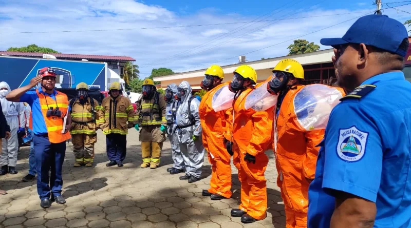 bomberos unidos, Nicaragua, sustancias peligrosas, bomberos de Nicaragua,