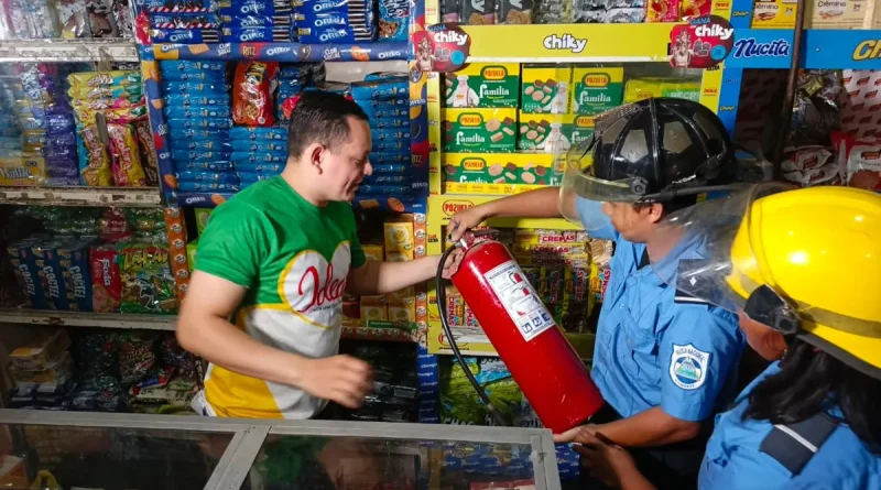 Marcado El Mayoreo, Bomberos Unidos, inspección, acciones preventivas, recorrido, Managua,