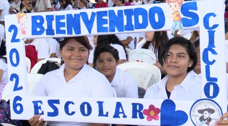 ciclo escolar 2026, managua, nicaragüa, gobienro de nicragau, mined, educación,