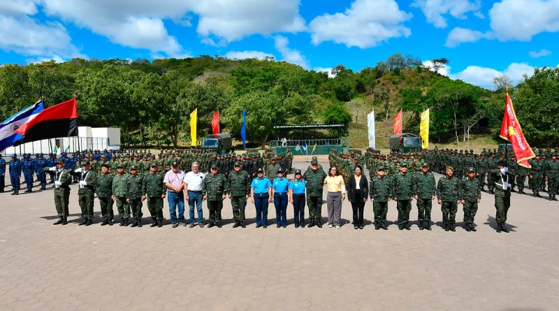 ejército de nicaragua, enabi, infantería, graduación militar, 266 soldados, defensa nacional, formación militar, patriotismo, seguridad nacional, fuerzas armadas, nicaragua