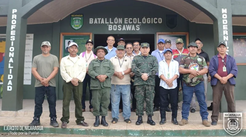 ejercito de nicaragua, batallon ecologico, bosawas, costa caribe,