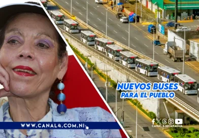 nicaragua, republica popular china, buses, nuevos buses, buses chinos, transporte publico nicaragua, rosario murillo,