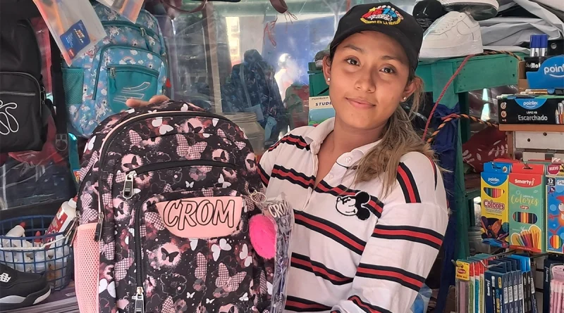 mercado mayoreo, managua, utiles escolares, nicaragua, mined