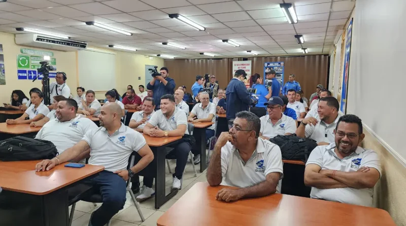 capacitación, Transito Nacional, transporte escolar, conductores, Nicaragua, conductores escolares,