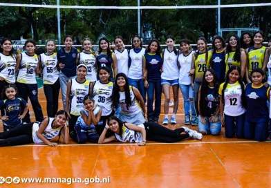 voleibol, deportes nicaragua, alcaldia de managua, managua, academias deportivas, juventud nicaragüense, entrenamiento deportivo, niñez nicaragüense, talento juvenil, recreación sana