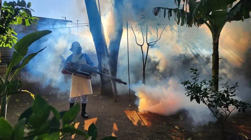 Managua, barrio Óscar Lindo Paz Cuba, MINSa, fumigación, abatización, Managua,