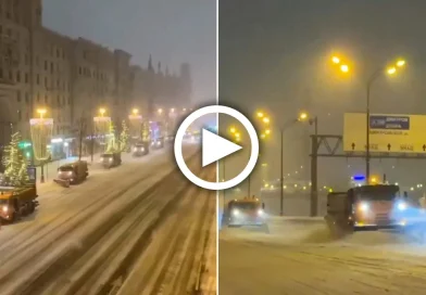 Rusia, Moscú, tormenta de nieve, tormenta invernal, nieve, nevadas, ciclón,