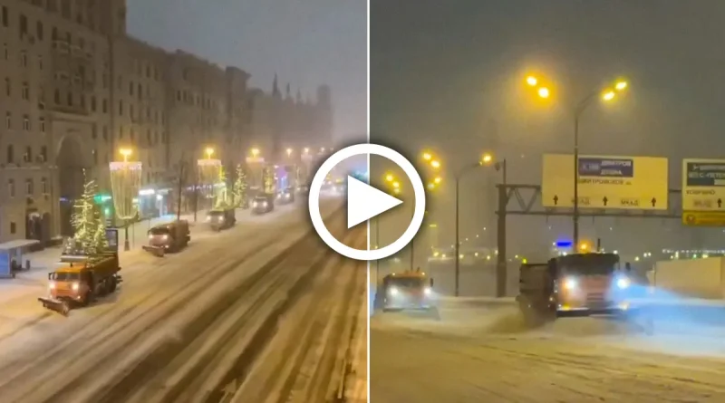 Rusia, Moscú, tormenta de nieve, tormenta invernal, nieve, nevadas, ciclón,