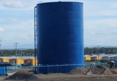 tanque de agua, Managua, Urbanización Nuevas Victorias, agua potable, nuevo tanque, almacenamiento de agua,