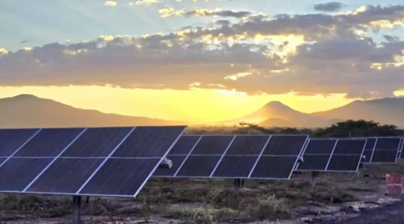 planta de energía solar, energía solar, ENACAL, Nicaragua, Malpaisillo, León, avanza, construcción,