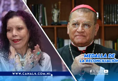 nicaragua, rosario murillo, cardenal miguel obando y bravo, medalla,