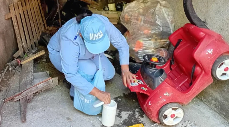 minsa, nicaragua, jornada de fumigacion, abatizacion, managua, jornada antiepidemicas, barrio villa reconciliacion sur,