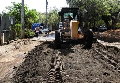 alcaldia de managua, nejapa, distrito iii de managua, calles para el pueblo, vialidad, asfalto, barrios, familias, infraestructura, obras, conectividad