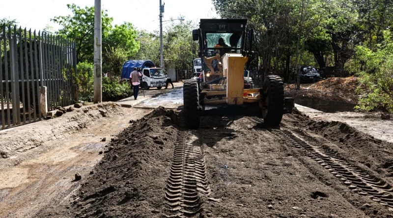 alcaldia de managua, nejapa, distrito iii de managua, calles para el pueblo, vialidad, asfalto, barrios, familias, infraestructura, obras, conectividad