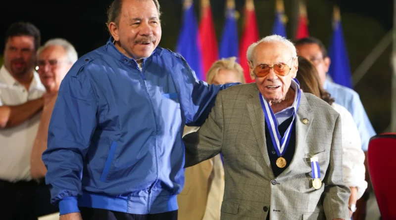 acto de entrega, medalla de la reconciliación, nicaragua, Gobierno Sandinista,