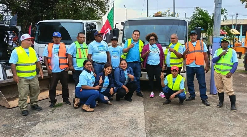 bilwi, puerto cabezas, limpieza, turismo, caribe norte, ciudad limpia, medio ambiente, juventud sandinista, desarrollo local, espacios públicos