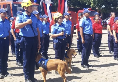 nicaragua, bomberos unidos, rescate, curso