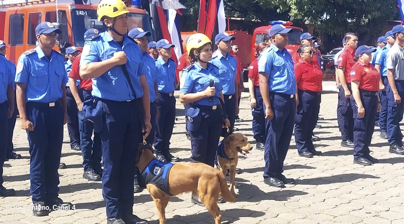 nicaragua, bomberos unidos, rescate, curso
