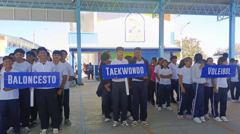 mined, ind, juegos escolares nacionales, nicaragua,