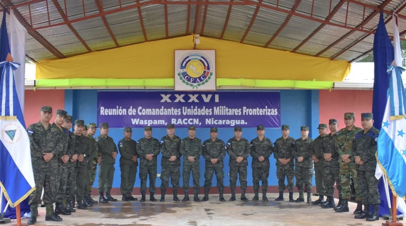Ejército, Nicaragua, participo, reunión, comandantes, unidades, militares, fronterizas, sexta Reunión, RCUMF,
