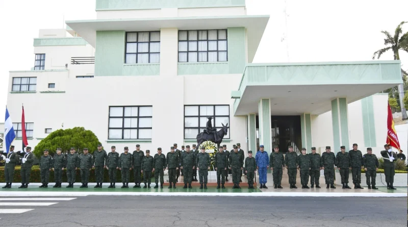 ejercito de nicaragua, ceremonia, general augusto c. sandino,