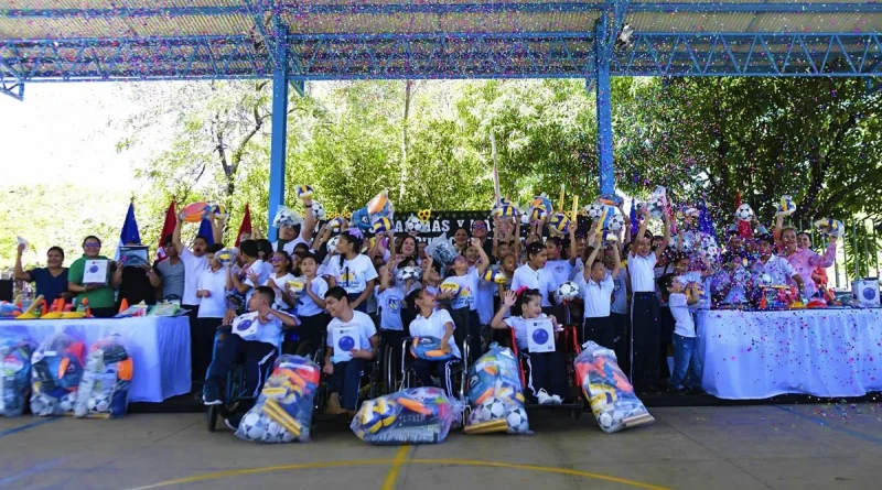 mined, ind, nicaragua, eduacion especial, materiales deportivos,