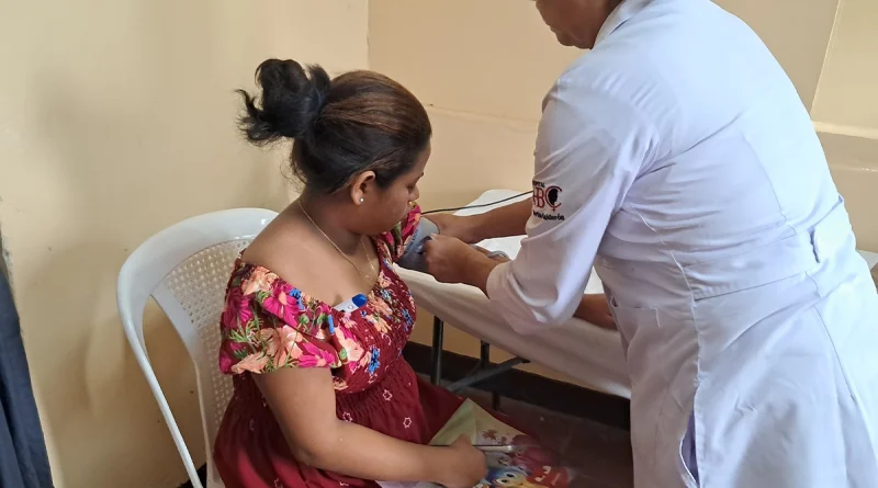 minsa, salud, embarazo, feria de salud, managua, atención gratuita, prenatal, mujeres, comunidad en managua, salud y bienestar en managua, barrio rené polanco