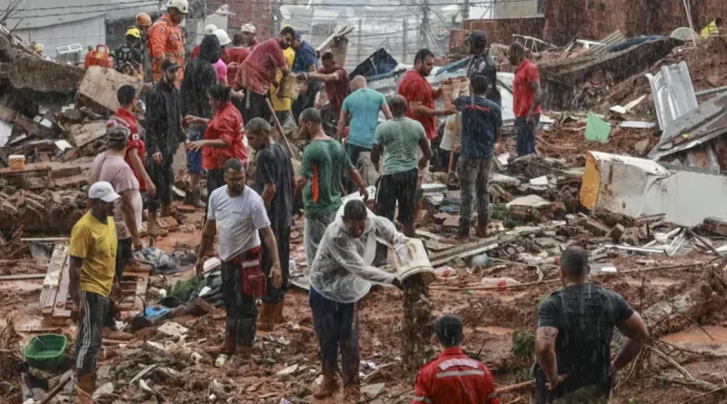 Brasil, fuertes lluvias, inundaciones, muertos, intensas lluvias,