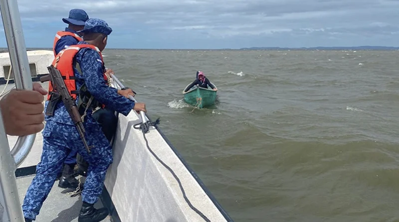 ejercito de nicaragua, fuerza naval, rio san juan, lago cocibolca, rescate,