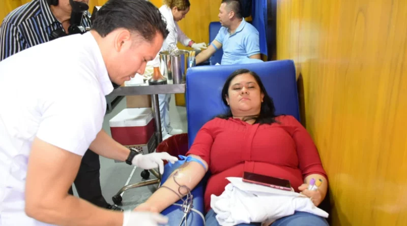 hospital fernando veloz Paiz, nicaragua, salud, minsa, jornada de sangre voluntaria,