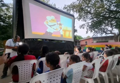 cine movil infantil, juventud sandinista, san judas managua, recreacion infantil nicaragua, cinemateca nacional, convivencia comunitaria, niñez nicaraguense