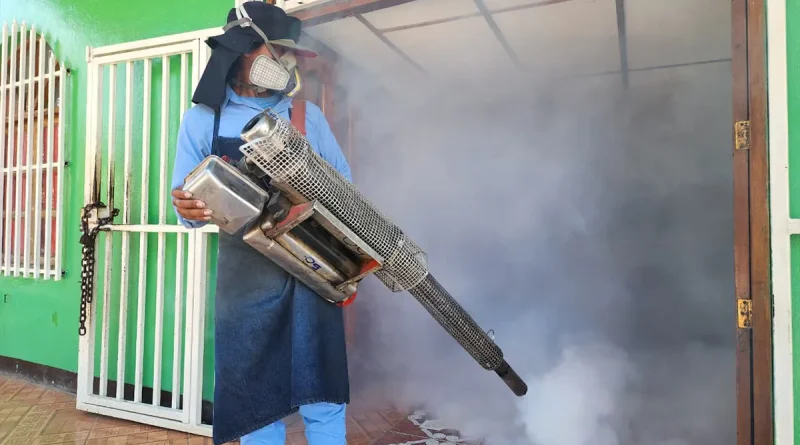 nicaragua, minsa, acciones antiepidemicas, barrio santa ana, managua