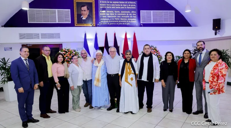 asamblea nacional de nicaragua, 50 aniversario, gobierno de nicaragua autoridades correspondientes, república árabe saharaui democrática, nicaragua