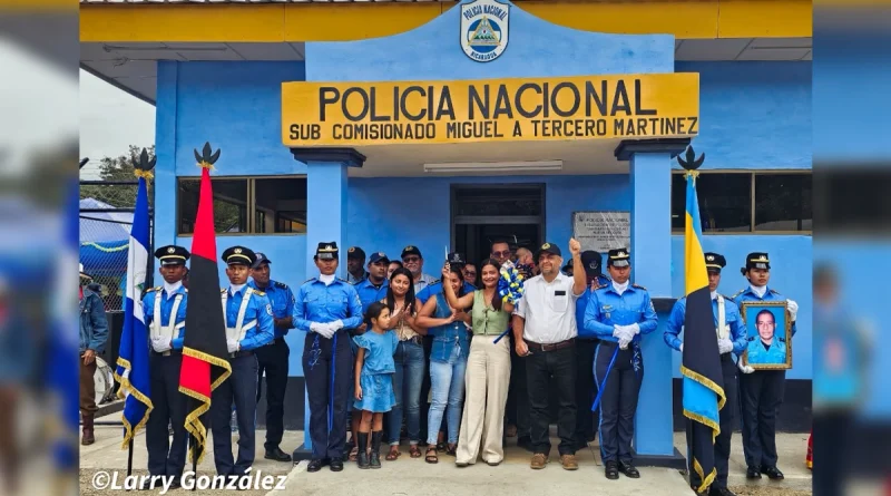 policía de nicaragua, nueva segovia, san bartolo, quilalí, nueva estación policial, gobierno de nicaragua, seguridad y paz