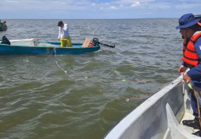 Río San Juan, control pesquero, vigilancia, monitoreo, INPESCA, Fuerza Naval, inspeccionar embarcaciones, pesca, monitoreo acuático,