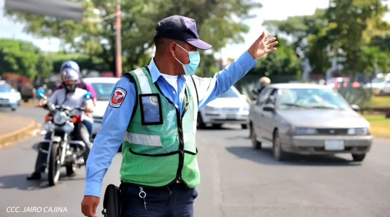 Policía Nacional, reduce, accidentes de transito, Nicaragua, febrero,